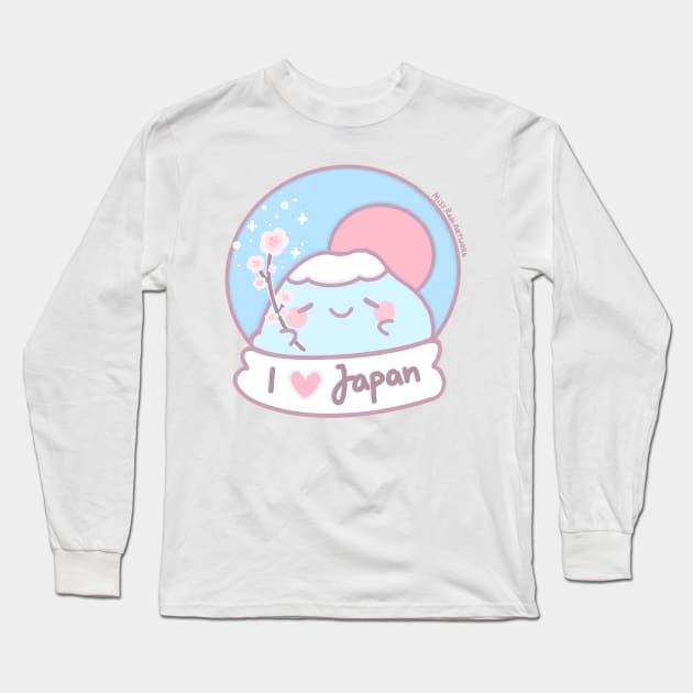 i love japan Long Sleeve T-Shirt by missrainartwork 